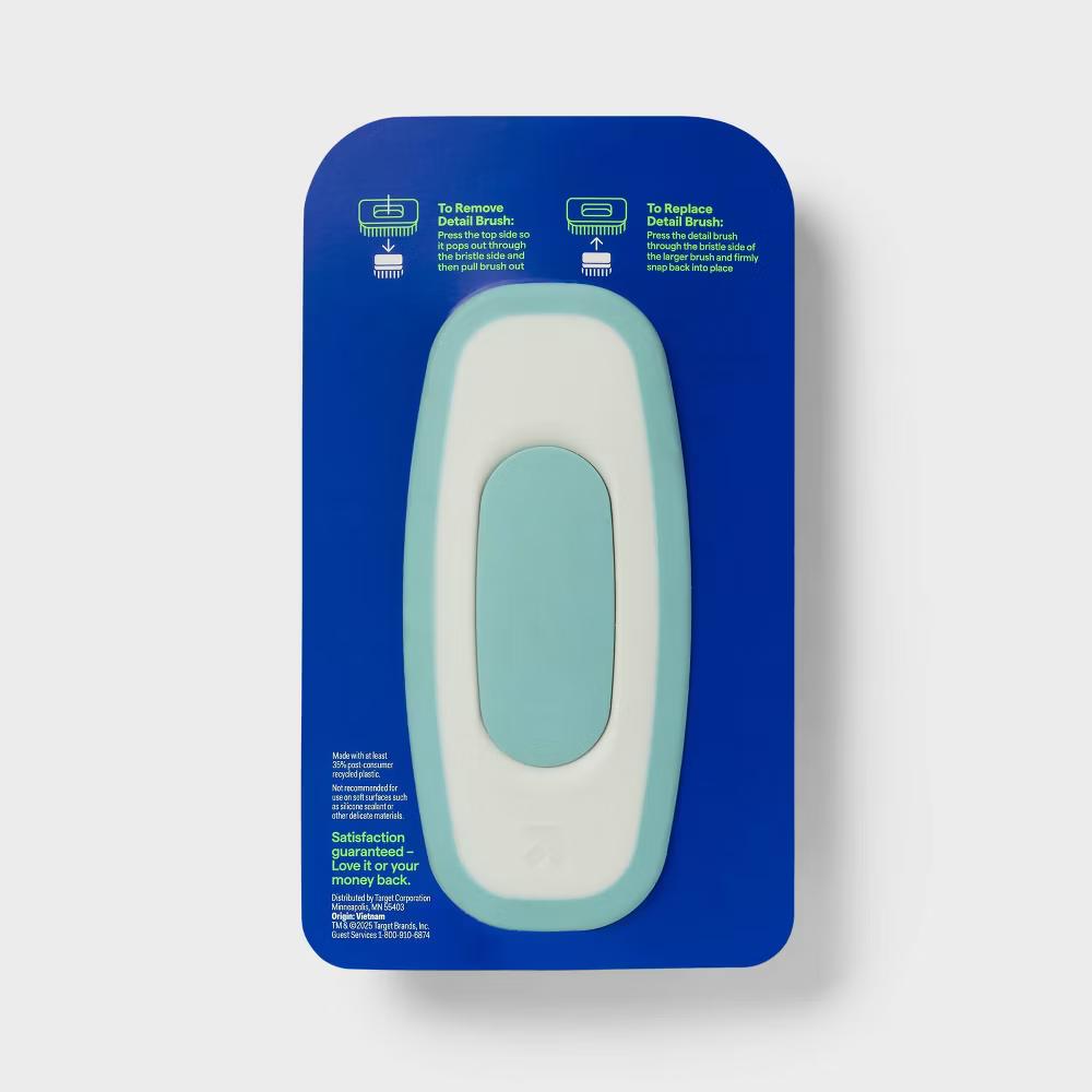 Bristled Handheld Comfort Grip Cleaning Brush - Image 4