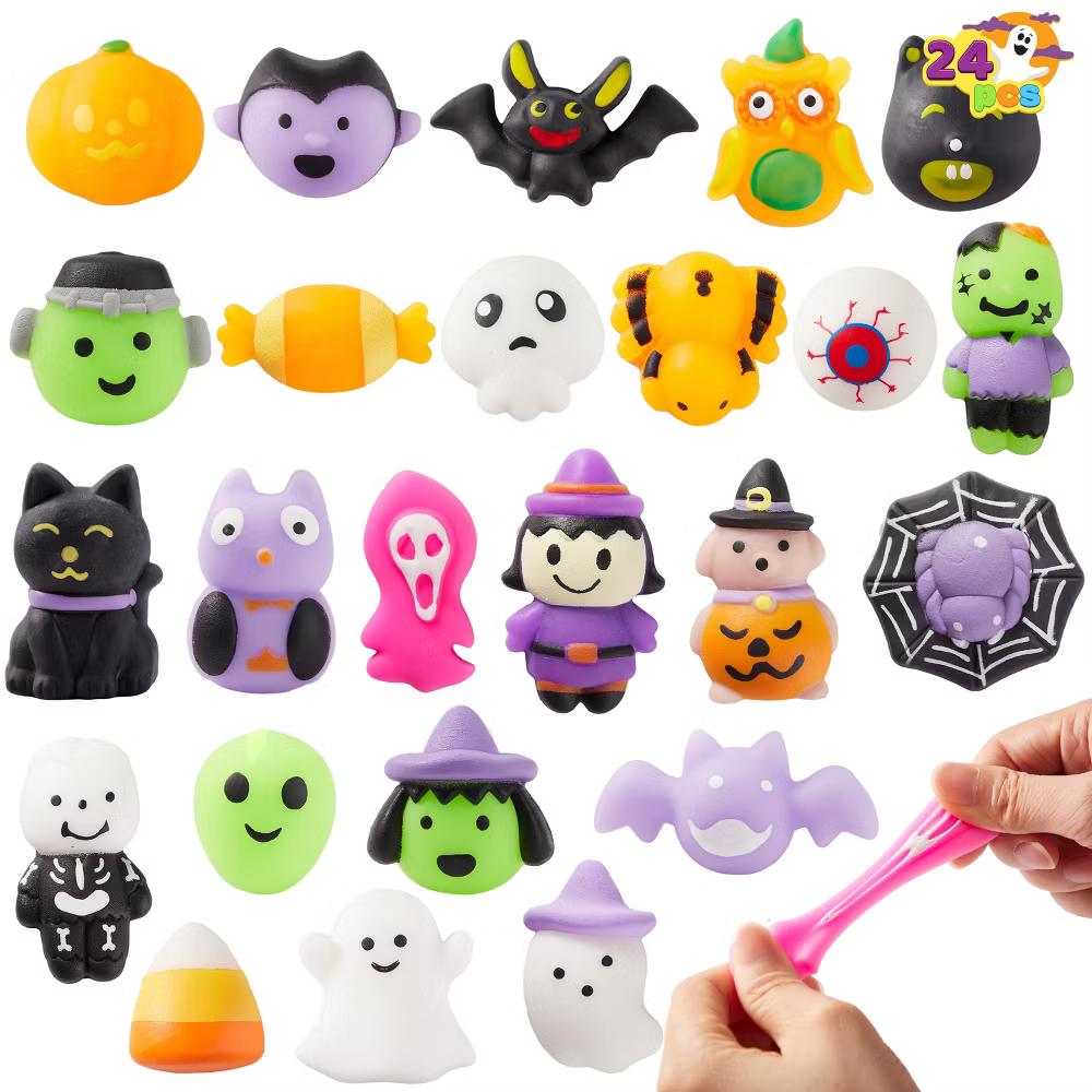 24/100Pcs Halloween Squishy Toys Kits Halloween Party Favors Trick-or-Treat Goodie Bag Filler Boys & Girls Birthday Gifts School Classroom Prize - Image 17