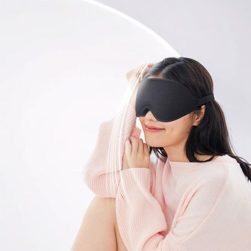 3D Contoured Sleep Eye Mask with Memory Foam Padding Adjustable Strap and Full Light Blocking Design - Image 4