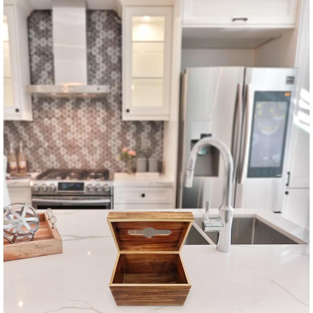 Modern Decorative Paper Facial Tissue Box Holder for Kitchen, Dining Room, and Office - Image 11