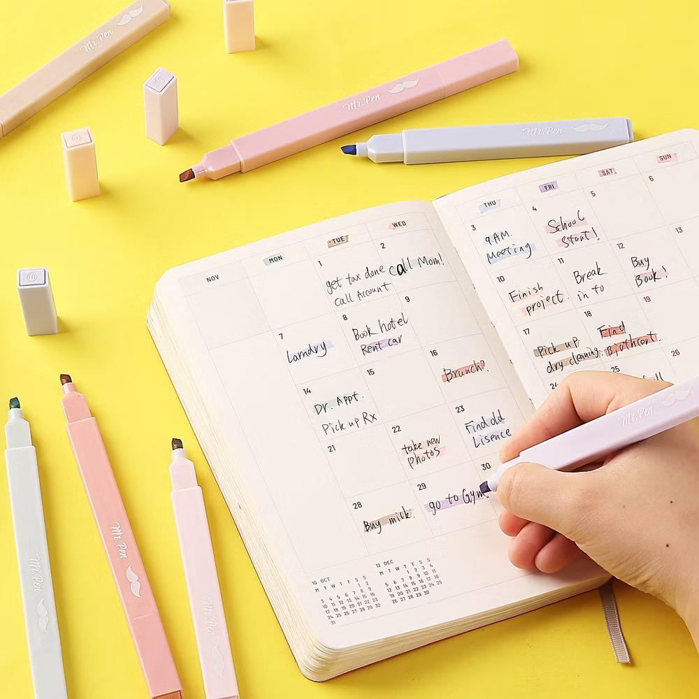 Mr. Pen 8pk Aesthetic Highlighters - Image 3