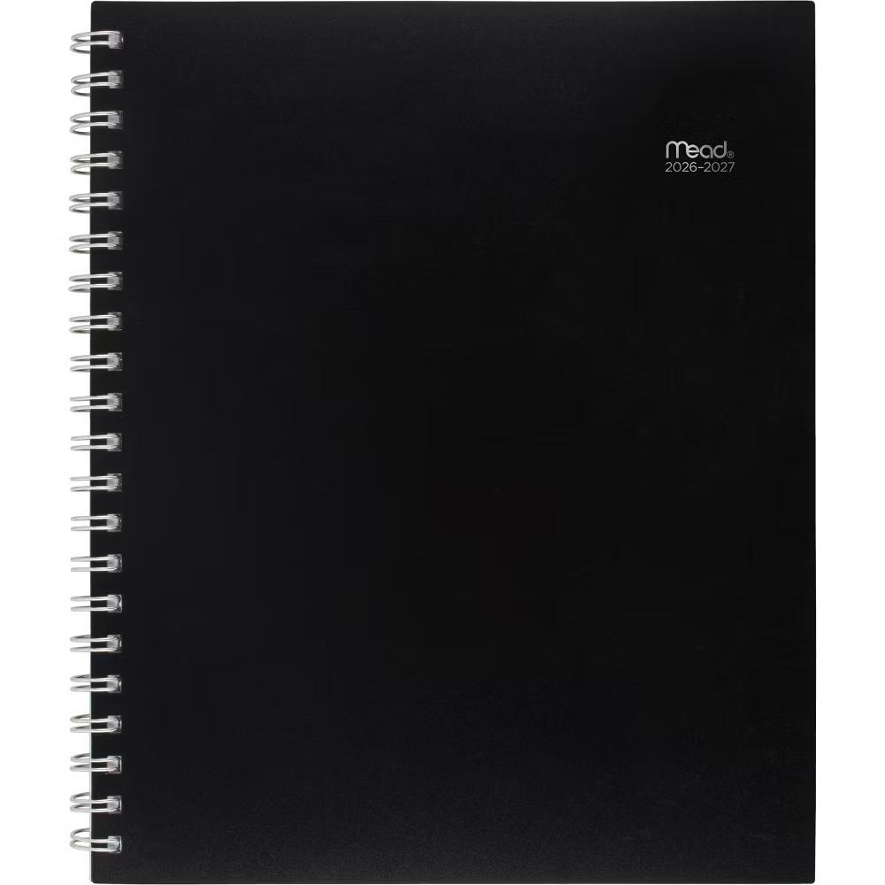 Mead 8.5"x11" 2026-2027 Basic Large Weekly/Monthly Black - Image 11