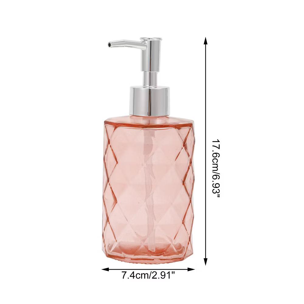 Durable Diamond-shaped Soap Dispenser 11.16oz 1 Pc - Image 29