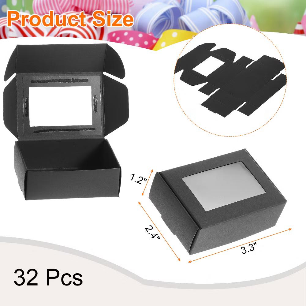 Durable Soap Packaging Boxes Window Design Versatile Applications Gift Box 32 Pcs - Image 2