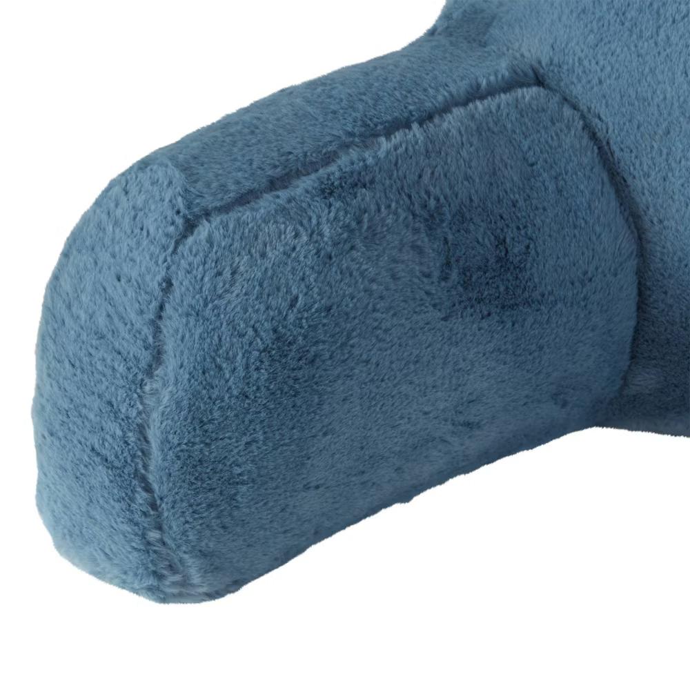 Kensington Garden Faux Fur Bed Rest Support Pillow - Image 9
