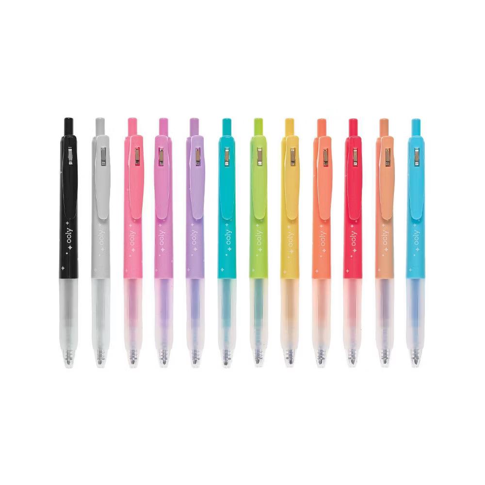 OOLY 12pk Oh My Glitter! Gel Pens 0.8mm Fine Point