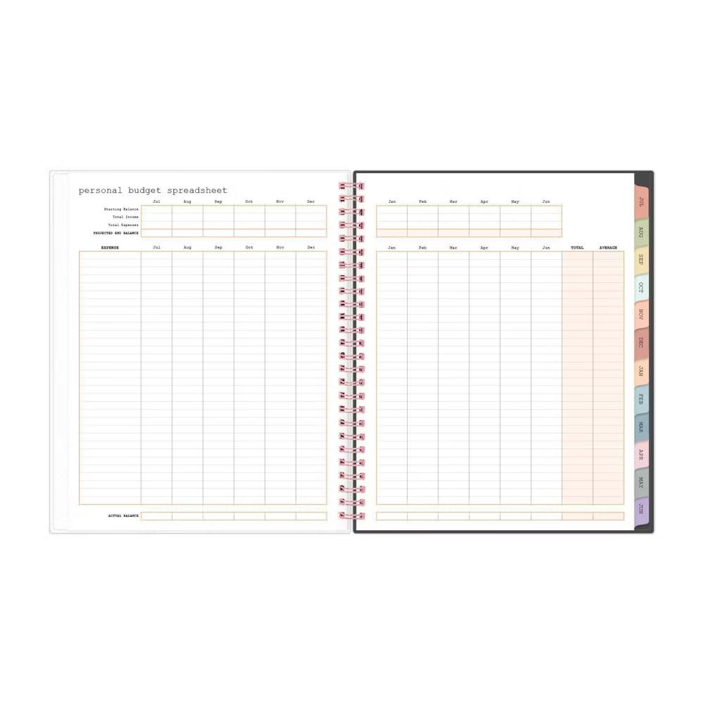 WAAV 7"x9" Planner Vibrancy Frosted AY 2026-2027 Weekly/Monthly Safety Wirebound - Image 7