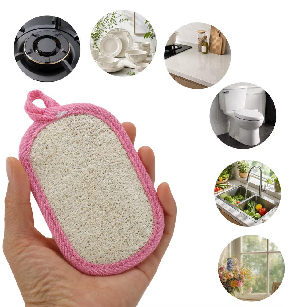 Double-sided Rectangular Wood Pulp Sponge Dish Washing Cloth 3 Pcs - Image 17