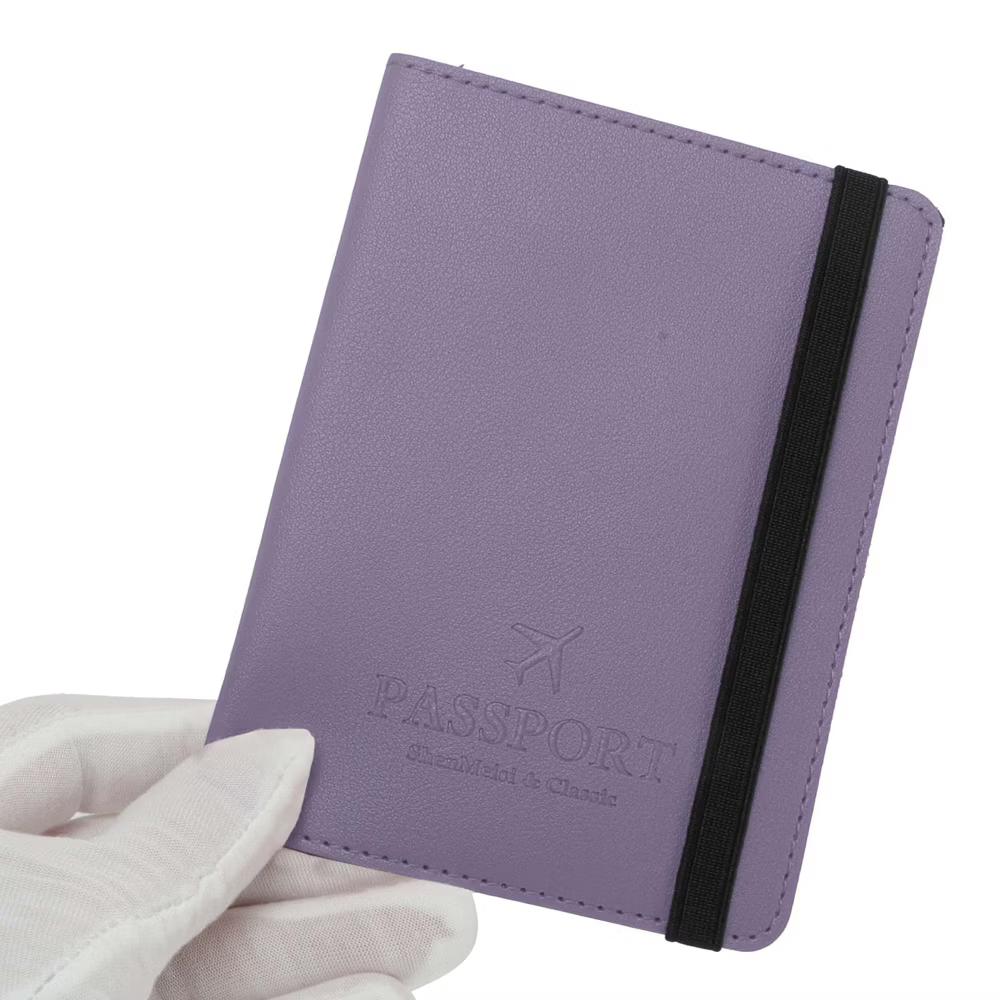 Simple Elastic Strap Passport Holder 1 Pc - Image 39