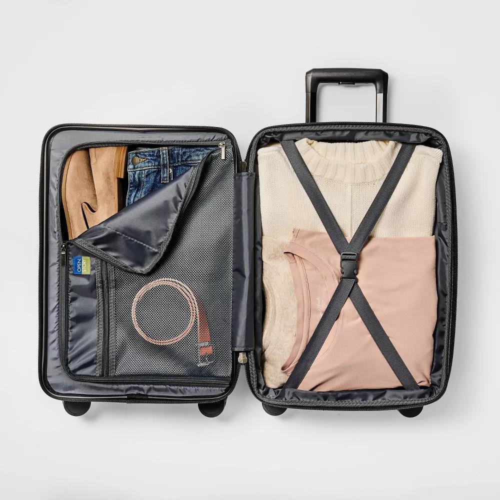 Hardside Carry On Spinner Wheels Suitcase - Image 19