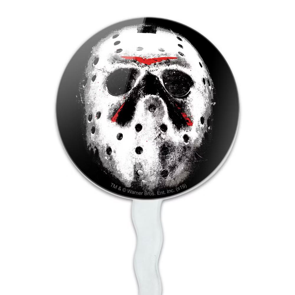 Friday the 13th Jason Mask Cupcake Picks Toppers Decoration Set of 6 - Image 2