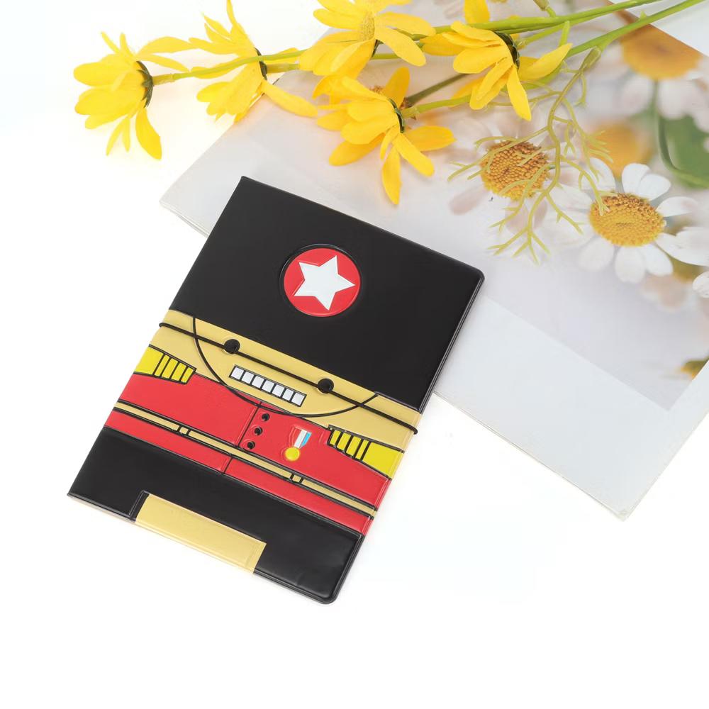 Police Officer Passport Holder Black Red 1 Pc - Image 3