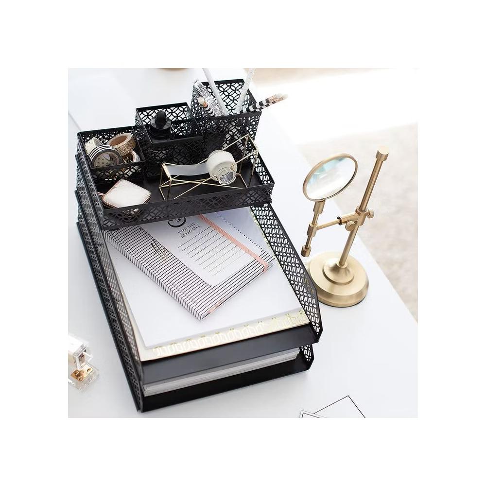 Blu Monaco 6 Piece Interlocking Desk Organizer Set - Image 15