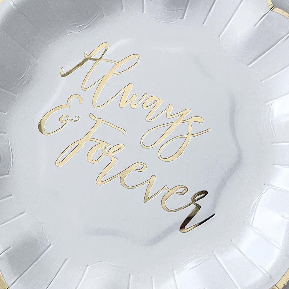 Always & Forever 72 Piece Party Tableware Set (24 Guests) | 00247NA-KIT - Image 4