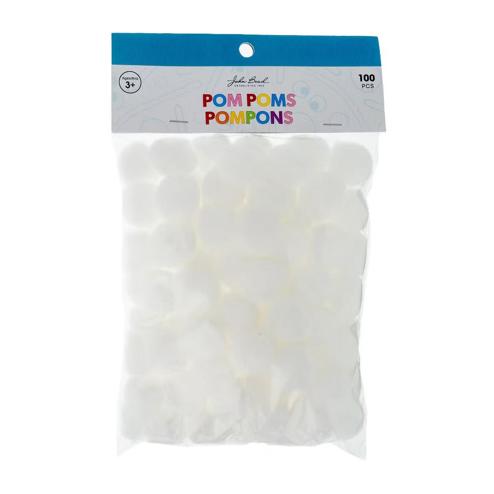 100ct Mini Pom Poms for DIY Arts and Crafts, Tiny Acrylic Poms Craft Embellishments (1 inch) - Image 35