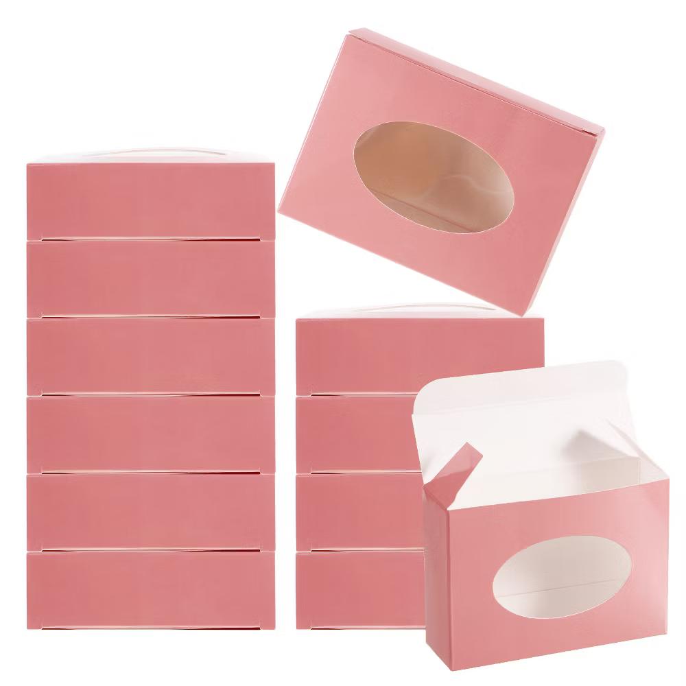 Paper Durable Soap Box with Oval Window for DIY Craft 30 Pcs - Image 14