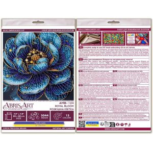 Art Mid-sized bead embroidery kit - Royal Bloom