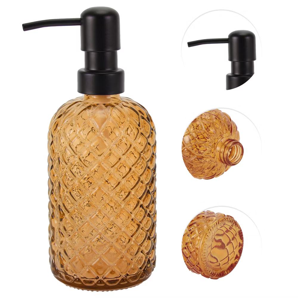 Simple Cylindrical Soap Pump Dispenser 400ml 1 Pc - Image 41