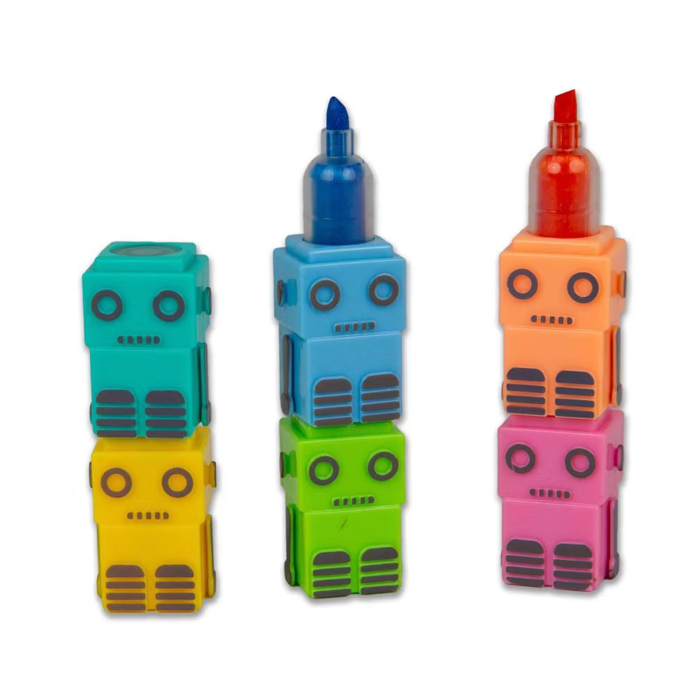 Brite Bot ROBOT 6pc Stackable Highlighter Marker Set - Image 7