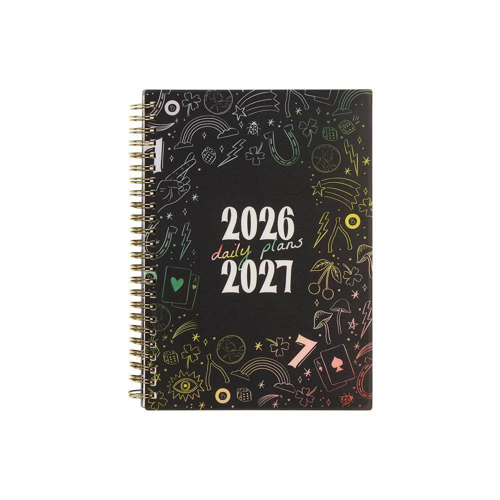 Happy Brands 6.3"x8.5" 2026-2027 Organized Lucky Day Small 12 Months Twin Loop Dated Student Planner - Image 17
