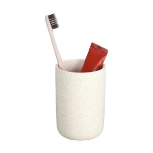 Ceramic Non-Slip Mouthwash Toothbrush Holder 10oz