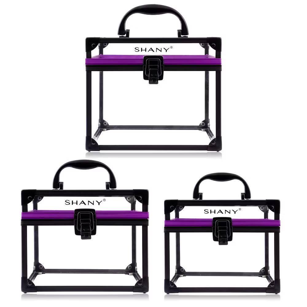 SHANY Clear Cosmetics and Toiletry Train Case - Image 17