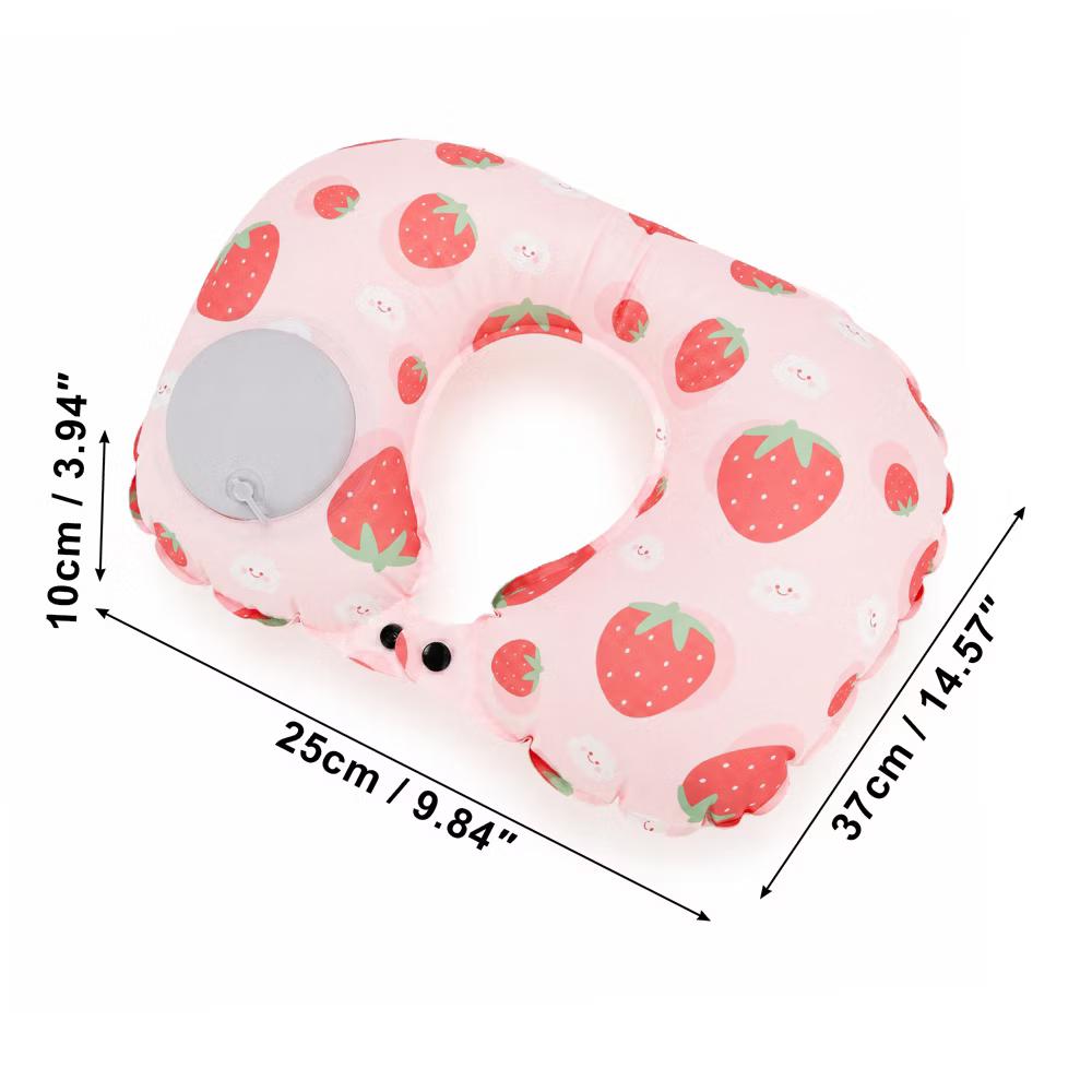 Ice Silk Inflatable Travel Pillow 1 Pc - Image 30