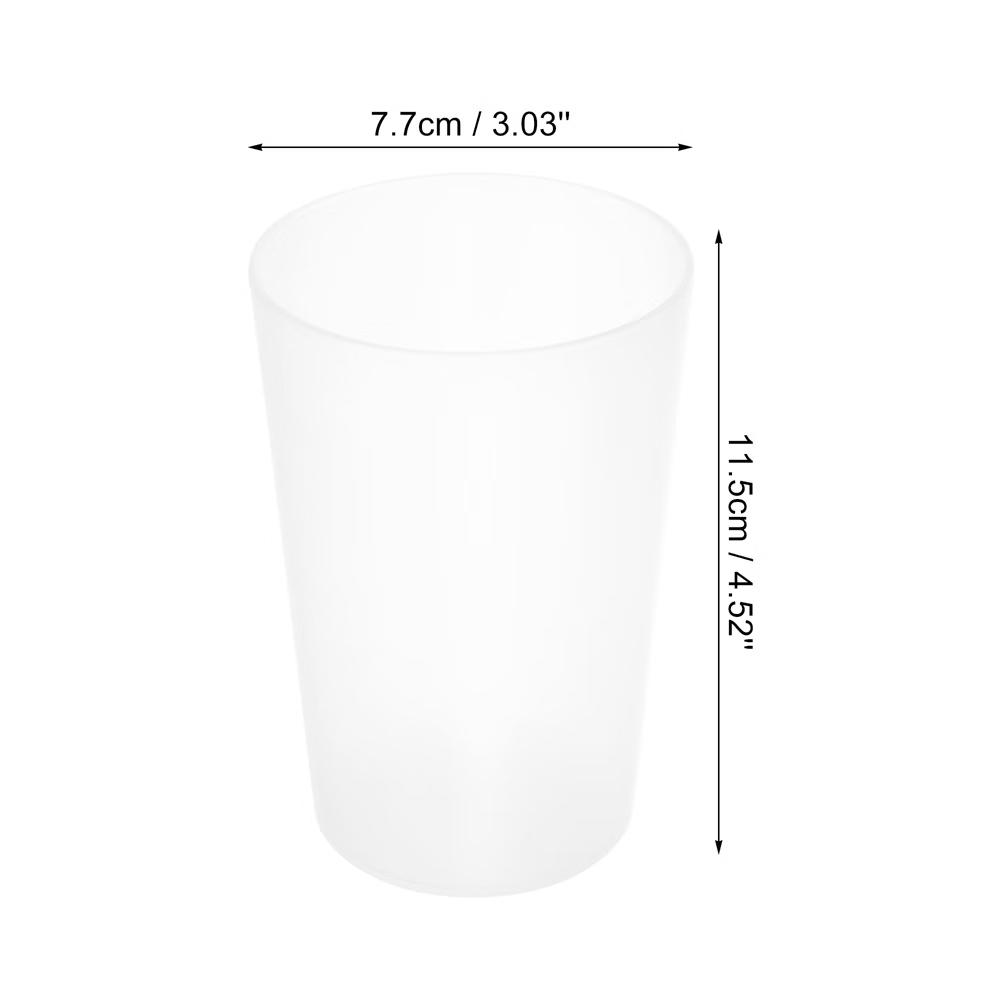 Bathroom Toothbrush Cup PP Cups for Bathroom Kitchen 4.92''x3.03'' 2 Pcs - Image 3