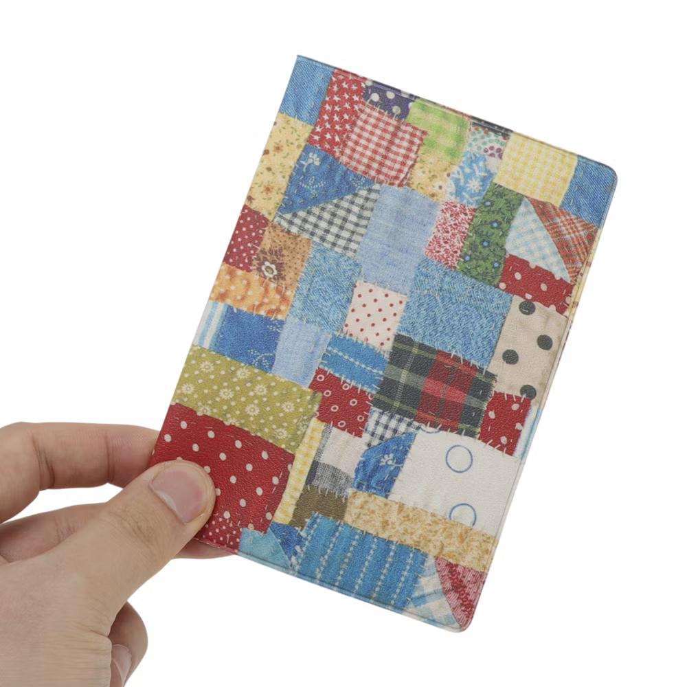 Floral Print Passport Holder Multicolor 1 Pc - Image 2
