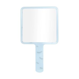 Eyelash Pattern Square Handheld Mirror 1 Pc