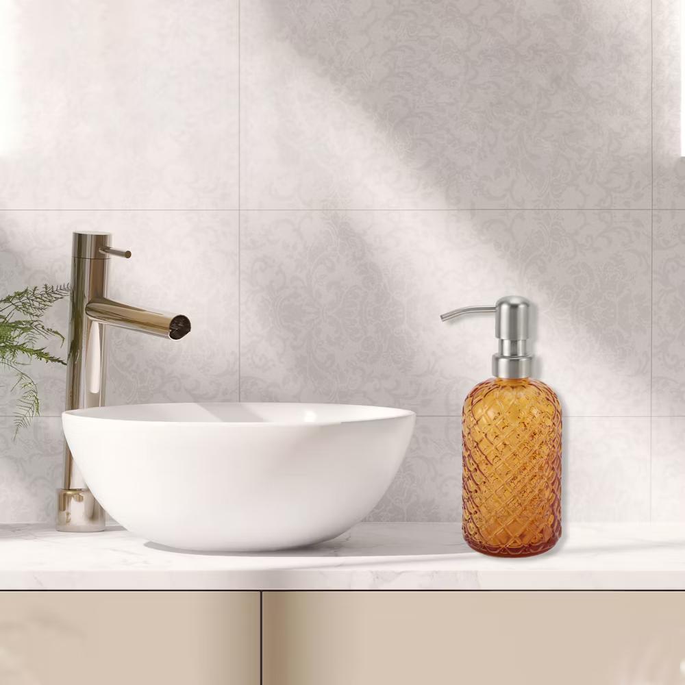 Simple Cylindrical Soap Pump Dispenser 400ml 1 Pc - Image 44