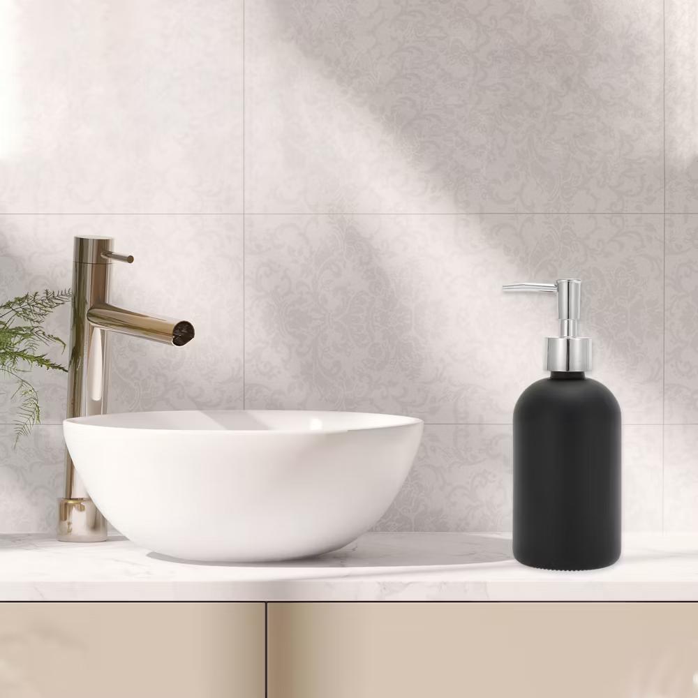Reusable Cylinder Frosted Soap Dispenser 1 Pc - Image 12