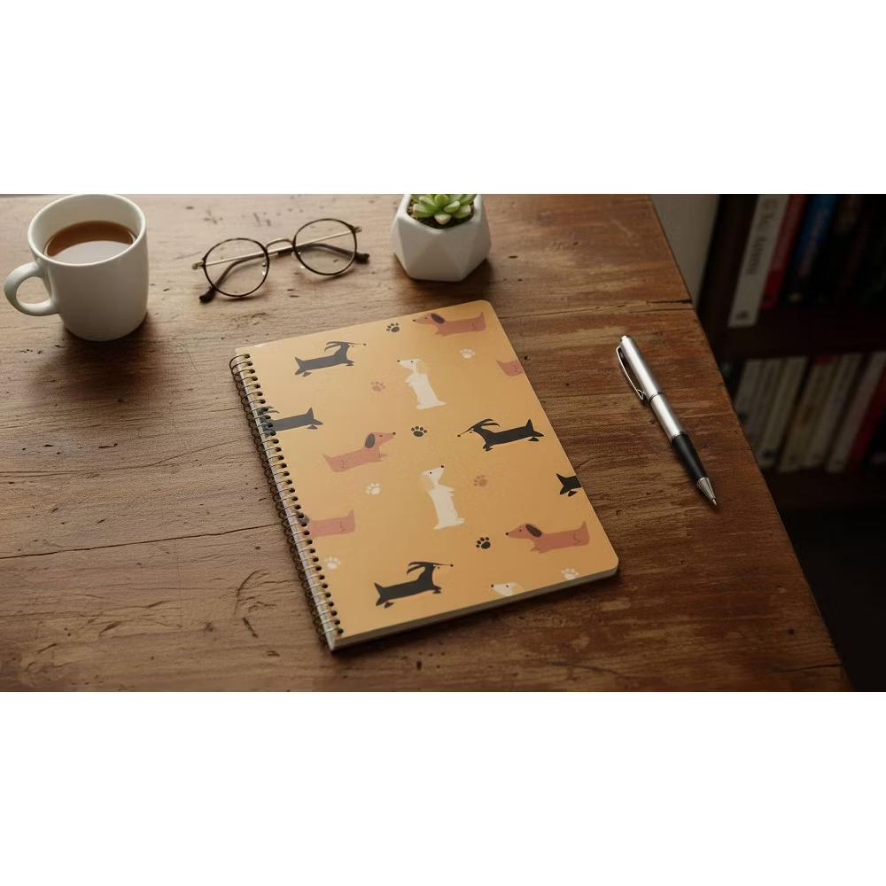 Pearhead 8"x10" College Rule Dog Spiral Notebook 200 Pages - Image 4