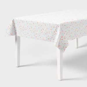 Sprinkle Print Ice Cream Social Rectangular Table Cover