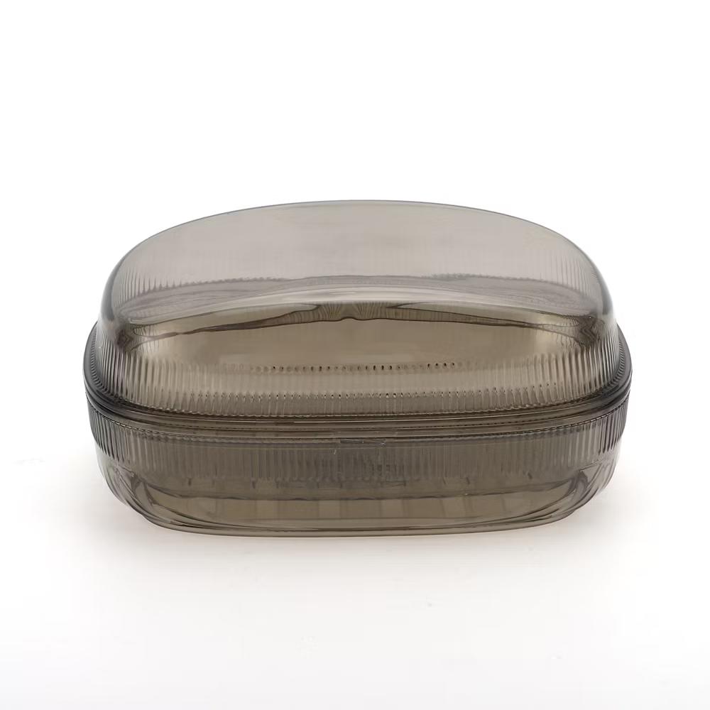 Double Layer Soap Dish with Cover 5.51"x4.13"x2.52" 1 Pc - Image 9