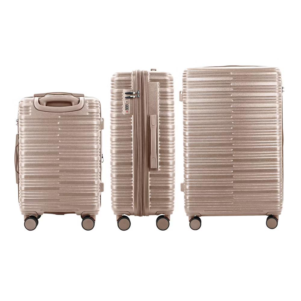3-Piece Hardside Expandable Luggage Set with 8 Spinner Wheels - 20", 24", 28" - Image 6