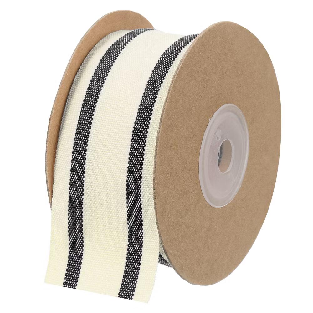 Cotton Fabric Striped Grosgrain Craft Embellishments Ribbon 10 Yard - Image 10