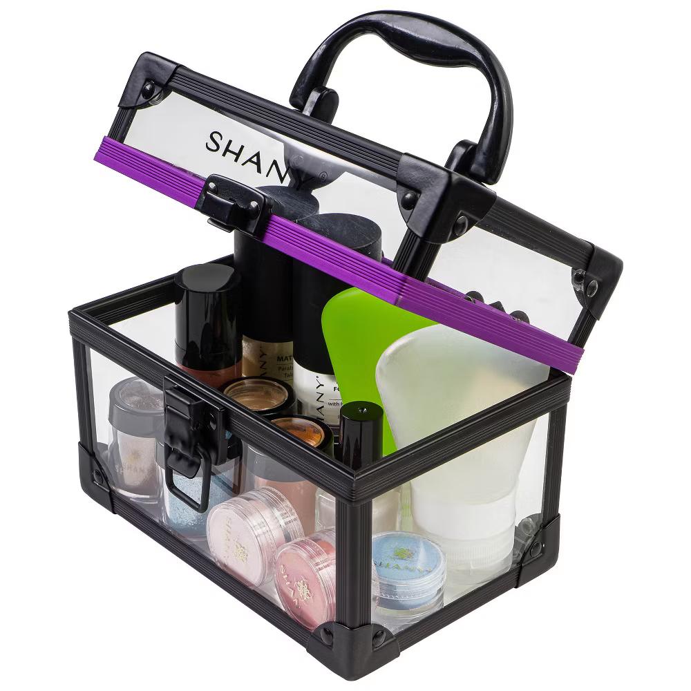 SHANY Clear Cosmetics and Toiletry Train Case - Image 12