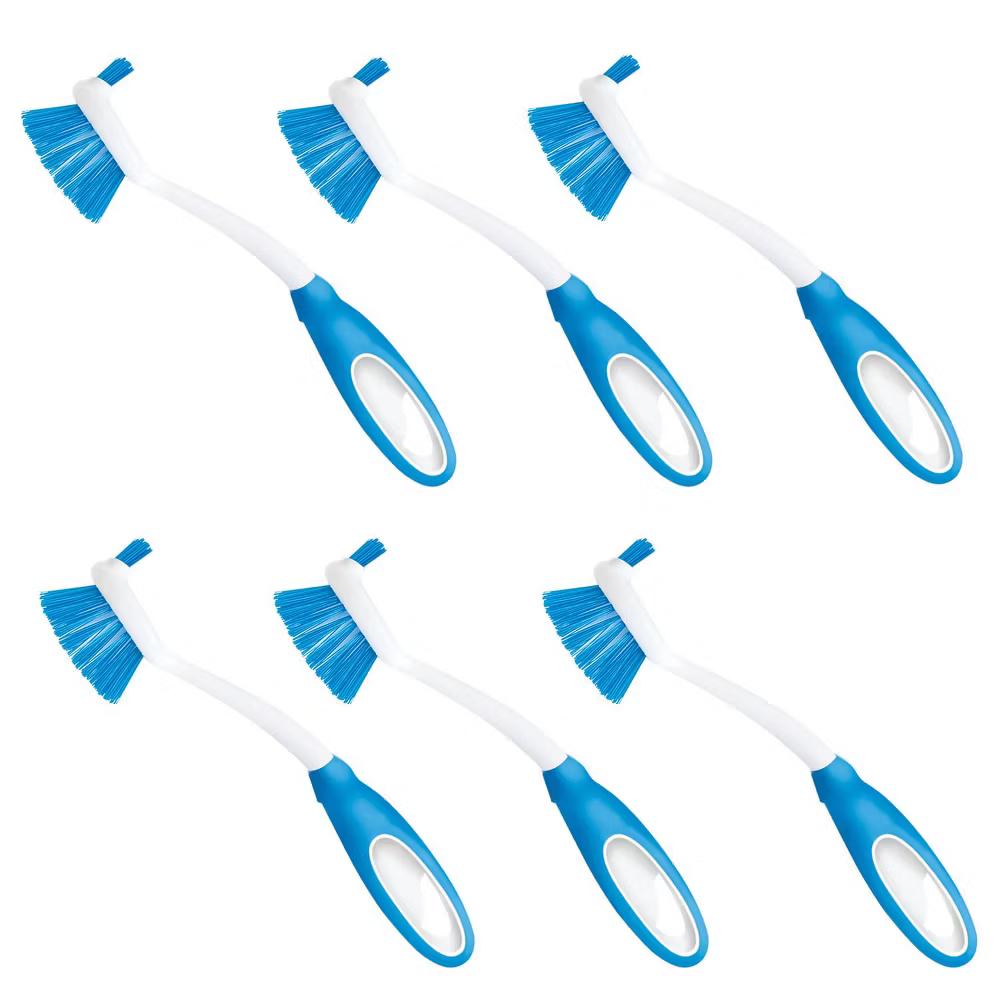 PRO Dish Brushes & Scrubber- Stiff Bristles, Food Scrapers, Comfort Handles - Image 25