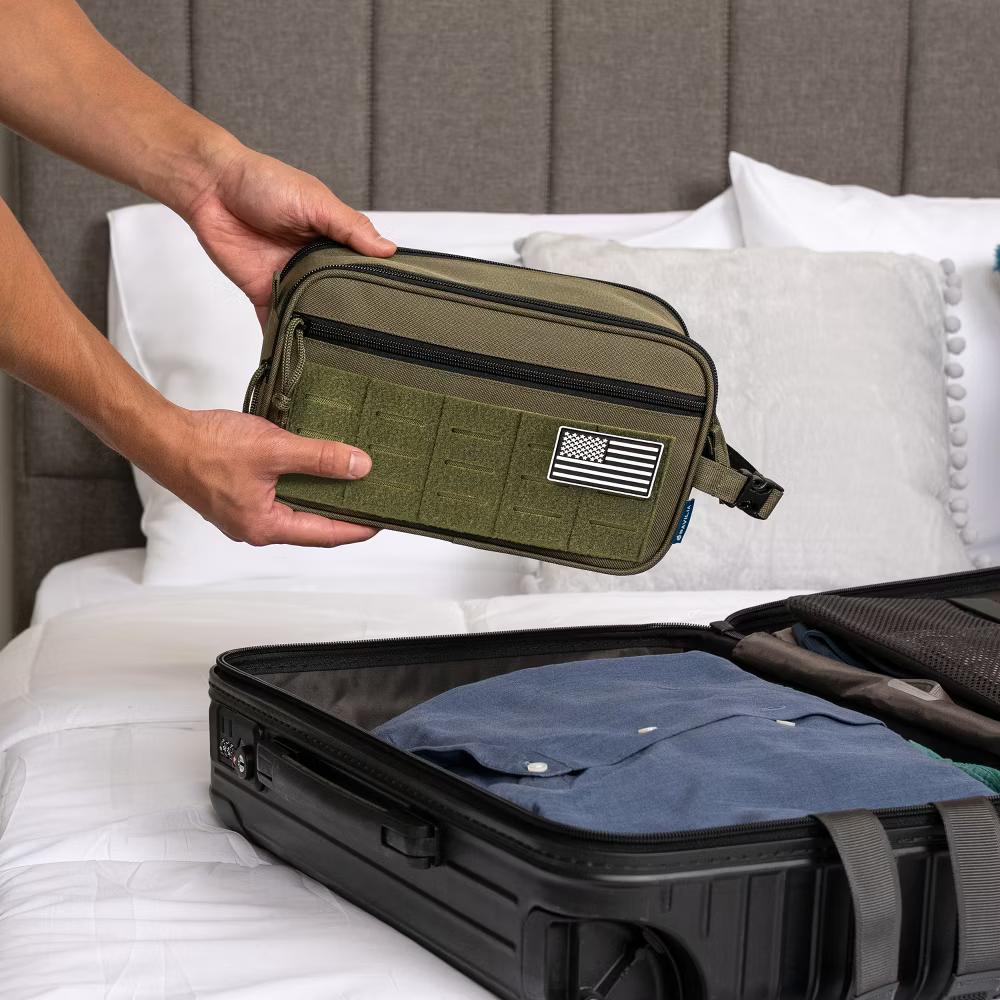 Tactical Toiletry Bag for Men, Hygiene Travel Bag, Military Dopp Kit, Water Resistant Molle Pouch, Shaving Grooming Organizer Case - Image 25