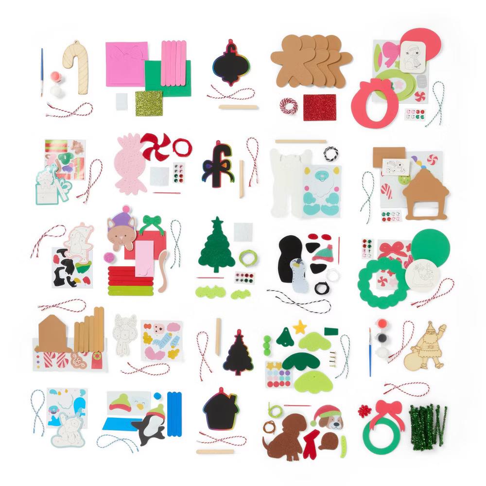 25 days of Christmas Crafts Advent Activity Kit
