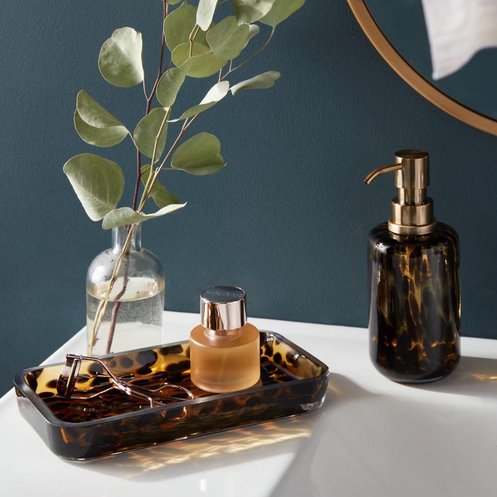 Colored Glass Tortoise Bath Tray - Image 5