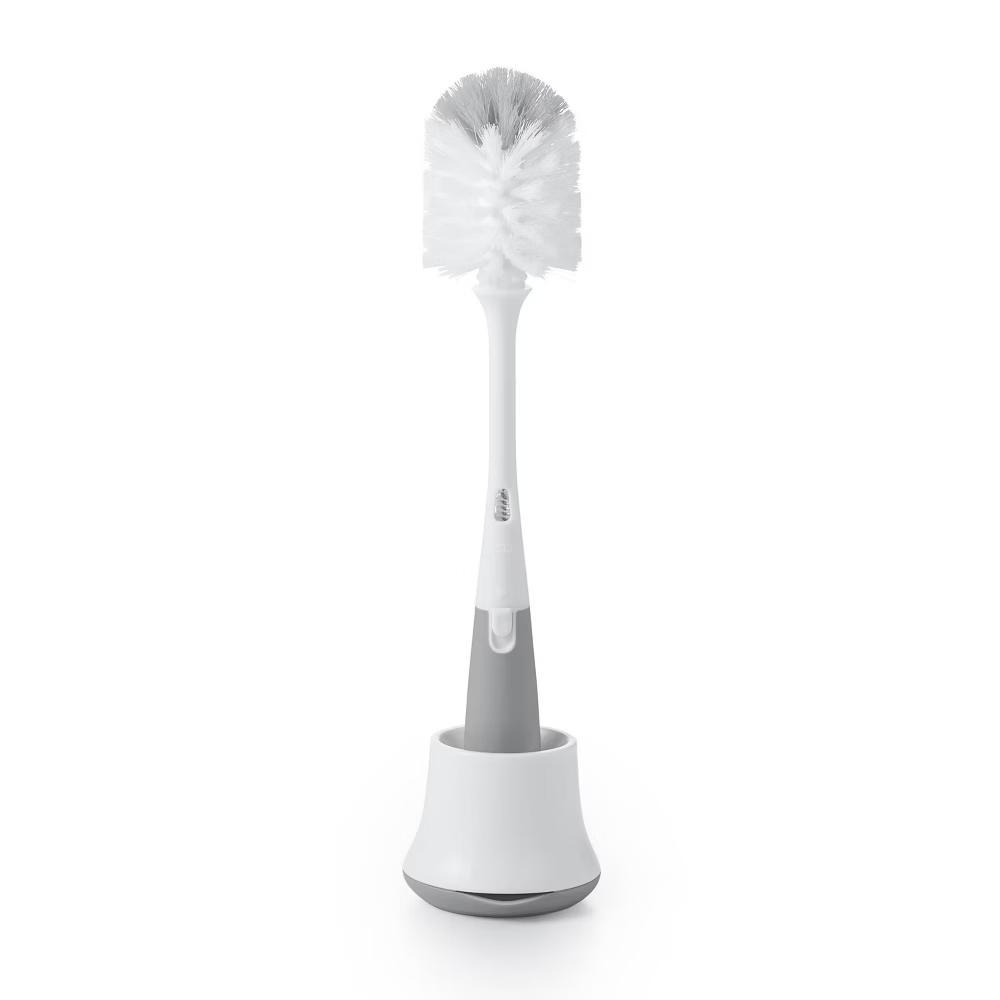 Tot Bottle Brush with Stand - Gray: Cleaning Tools and Accessories - Image 5