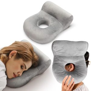 Ear Piercing Relief Pillow – Perfect for Pierced Ears, Desk Naps & Travel