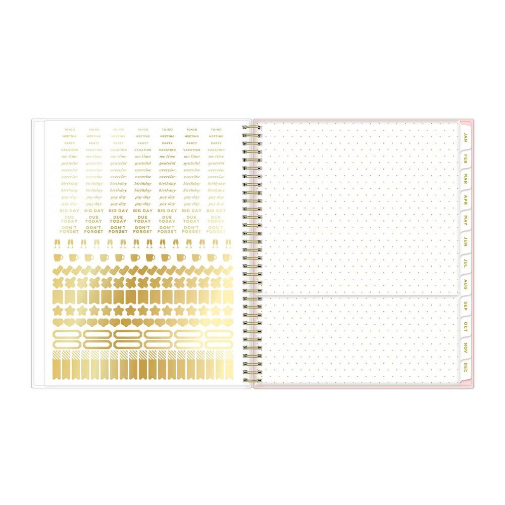 Blue Sky Day Designer 2026 Weekly/Monthly Planner 8.5"x11" Rose Pink Floral - Image 11
