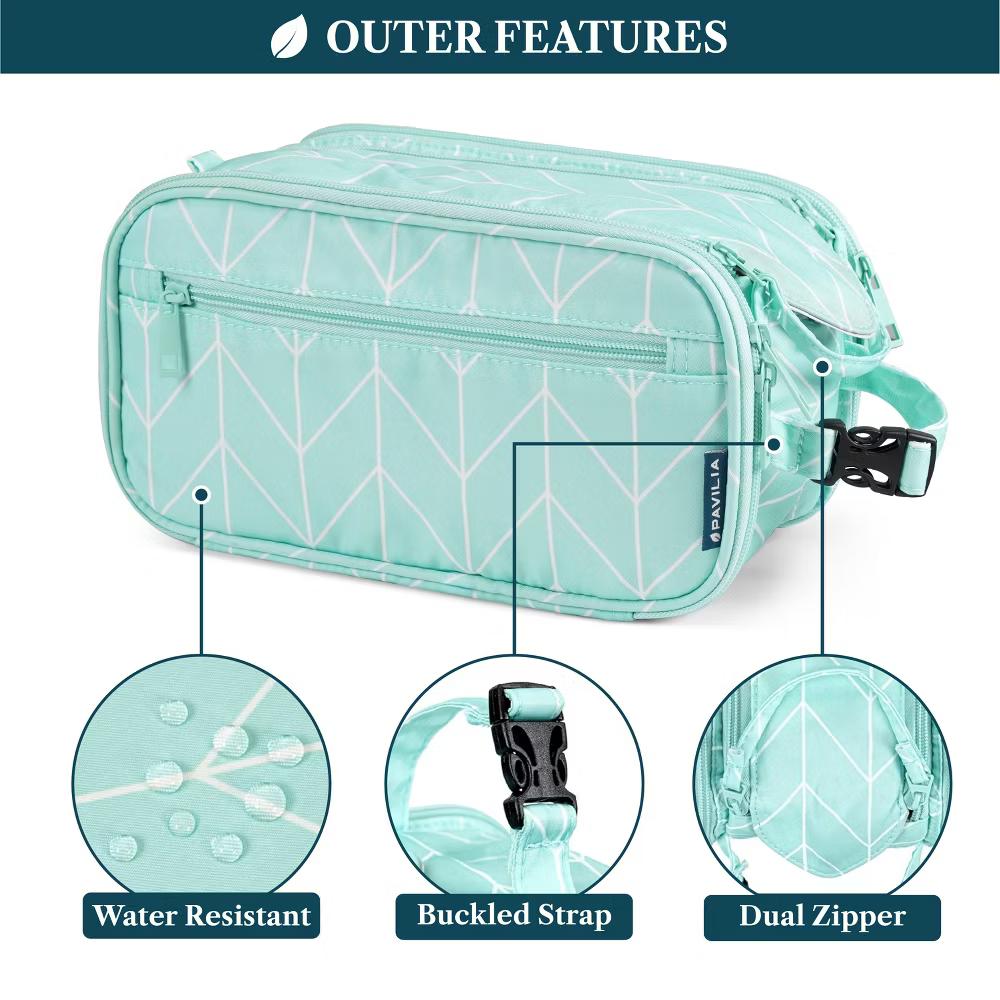 Toiletry Bag Women Men, Travel Toiletries Organizer Case, Essentials Shaving Dopp Kit, Cosmetic Make Up Accessories - Image 27