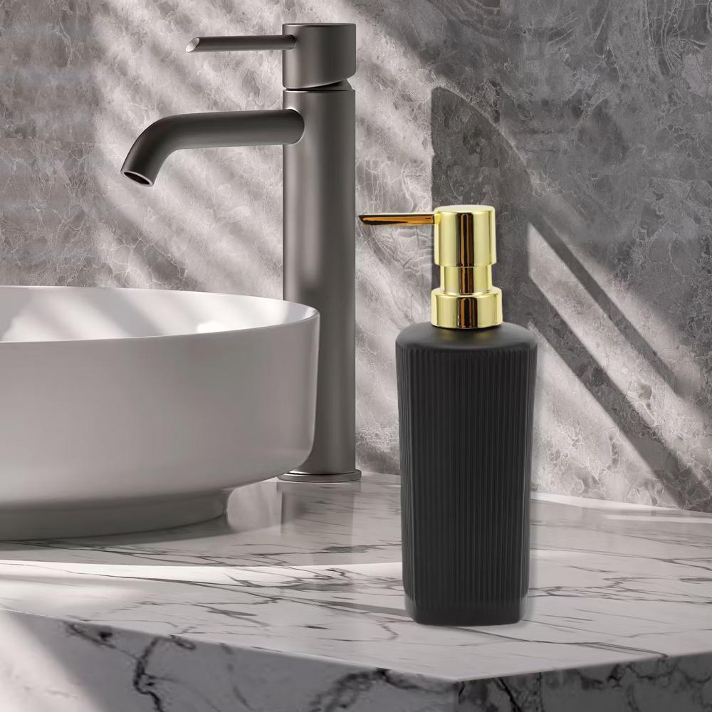 Classic Vertical Lines Soap Pump Dispenser for Bathroom 350ml 1 Pc - Image 54