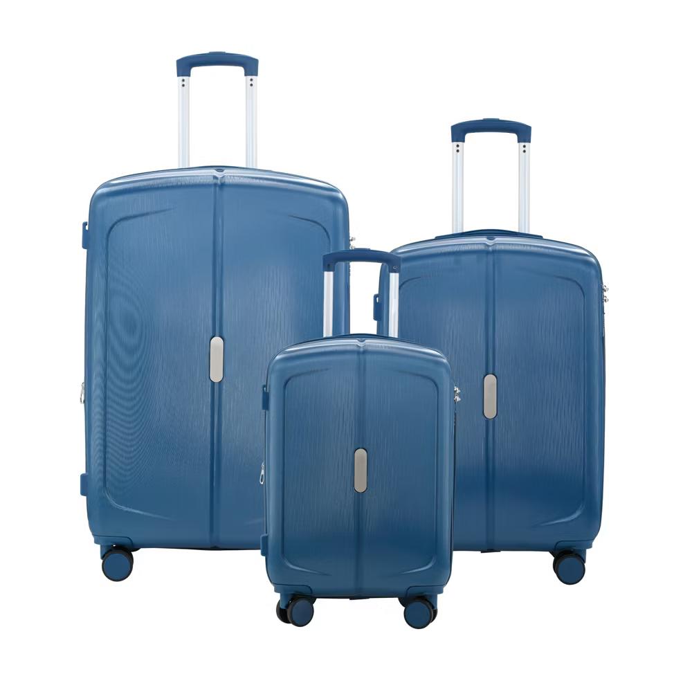 3 Piece Hardshell Luggage Set with Built-in Lock, Expandable Lightweight ABS Suitcases with Spinner Wheels (20/24/28 Inch) - Image 4