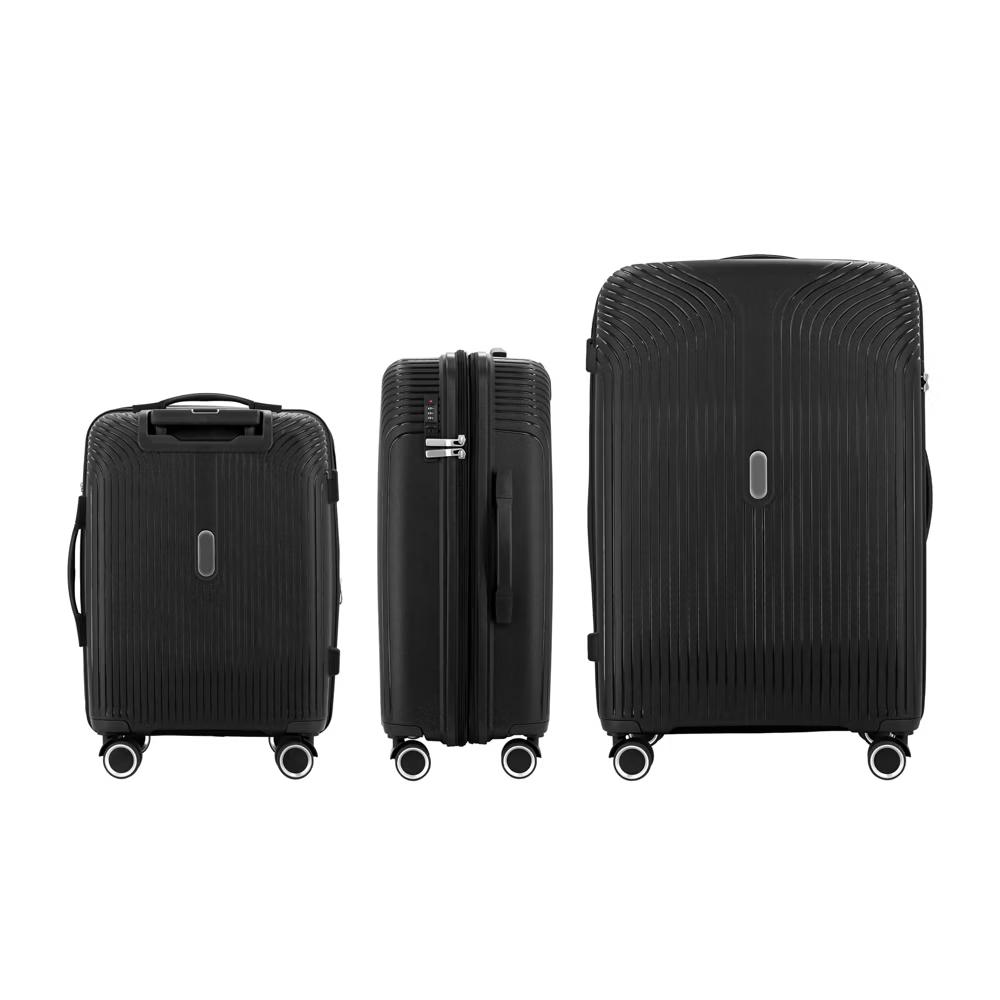 3-Piece Hardshell Expandable Luggage Set with 8 Spinner Wheels and Built-In Lock - 20", 24", 28" - Image 2