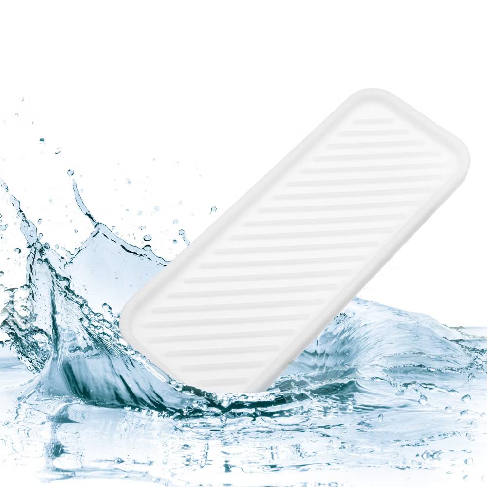 Soap Dish Soap Cleaning Storage Keep Soap Dry for Bathroom Silicone 8.98''x3.54'' 1Pcs - Image 17